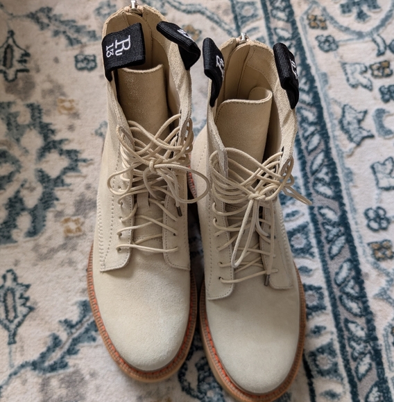 R13 Khaki Suede Boots 38 / US8 - Picture 7 of 9